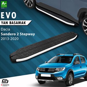 Dacia Sandero 2 Stepway Evo Alüminyum Araca Özel Yan Basamak 173 cm 2013-2020