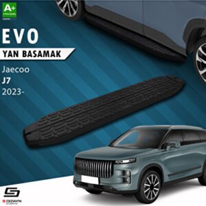 Jaecoo J7 Evo Siyah Araca Özel Yan Basamak 183 cm 2023 ve Üzeri