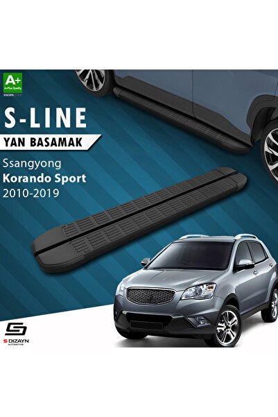 1_org_zoom-2305.jpg SsangYong Korando Sport S-Line Siyah Araca Özel Yan Basamak 203 cm 2010-2019 - Görsel 1