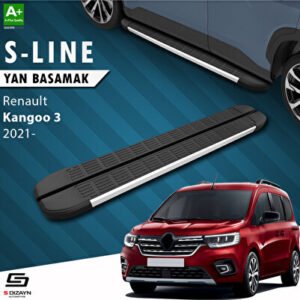 Renault Kangoo 3 S-Line Alüminyum Araca Özel Yan Basamak 193 cm 2021 ve Üzeri