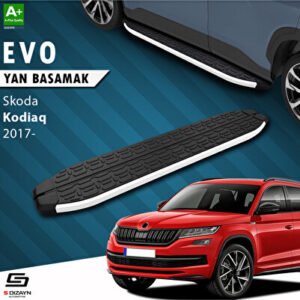 Skoda Kodiaq Evo Alüminyum Araca Özel Yan Basamak 193 cm 2017-2023