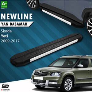 Skoda Yeti NewLine Alüminyum Araca Özel Yan Basamak 173 cm 2009-2017