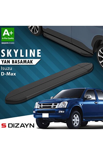1_org_zoom-241.jpg Isuzu D-Max Skyline Siyah Araca Özel Yan Basamak 203 cm 2007-2012 - Görsel 1
