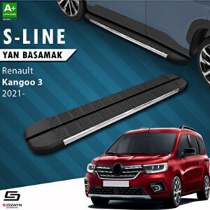 Renault Kangoo 3 S-Line Krom Araca Özel Yan Basamak 193 cm 2021 ve Üzeri