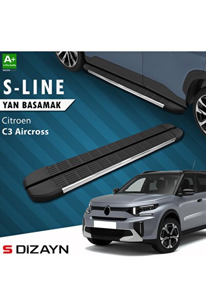 1_org_zoom-246.jpg S-Dizayn Citroen C3 Aircross 2 S-Line Krom Araca Özel Yan Basamak 183 cm 2024 ve Üzeri - Görsel 1