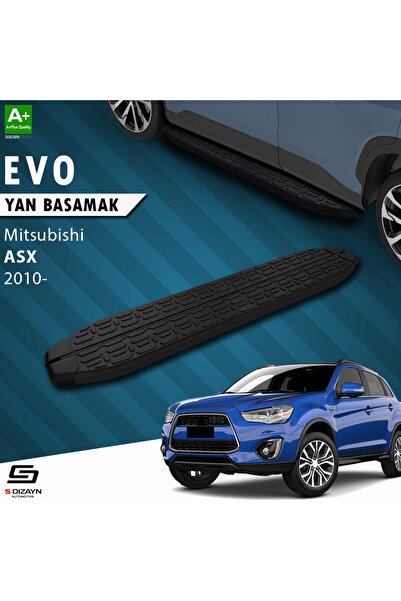 1_org_zoom-2460.jpg S-Dizayn Mitsubishi ASX Evo Siyah Araca Özel Yan Basamak 183 cm 2010 ve Üzeri - Görsel 1