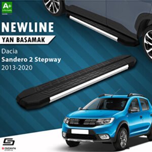 Dacia Sandero 2 Stepway NewLine Krom Araca Özel Yan Basamak 173 cm 2013-2020