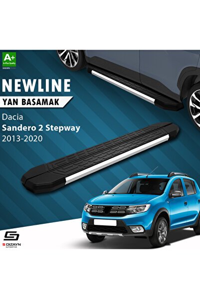 1_org_zoom-2468.jpg Dacia Sandero 2 Stepway NewLine Krom Araca Özel Yan Basamak 173 cm 2013-2020 - Görsel 1