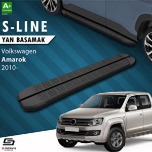 Volkswagen Amarok S-Line Siyah Araca Özel Yan Basamak 203 cm 2010-2023