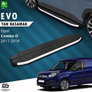 S-Dizayn Opel Combo D Evo Alüminyum Araca Özel Yan Basamak 193 cm 2011-2018