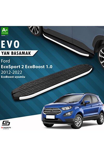 1_org_zoom-2478.jpg S-Dizayn Ford EcoSport 2 EcoBoost 1.0 Evo Alüminyum Araca Özel Yan Basamak 173 cm 2012-2022 - Görsel 1