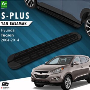 S-Dizayn Hyundai Tucson 2 S-Plus Siyah Araca Özel Yan Basamak 173 cm 2004-2014
