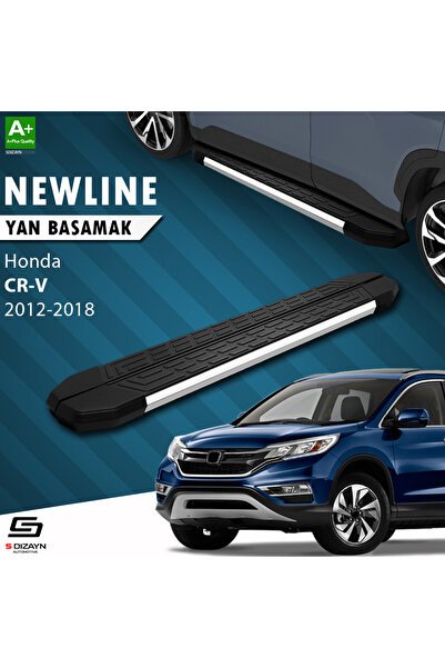 1_org_zoom-2502.jpg Honda CR-V 4 NewLine Krom Araca Özel Yan Basamak 173 cm 2012-2018 - Görsel 1