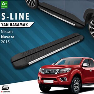 Nissan Navara 3 S-Line Krom Araca Özel Yan Basamak 203 cm 2015 ve Üzeri