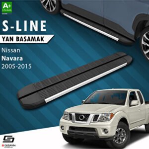 Nissan Navara 2 S-Line Alüminyum Araca Özel Yan Basamak 203 cm 2005-2015