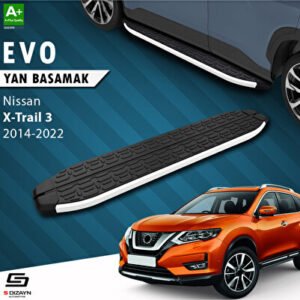 Nissan X-Trail T32 Evo Alüminyum Araca Özel Yan Basamak 183 cm 2014-2022
