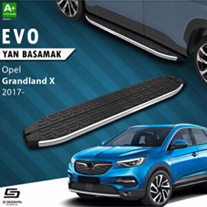 Opel Grandland X Evo Krom Araca Özel Yan Basamak 183 cm 2017-2024