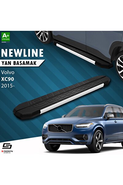 1_org_zoom-2523.jpg Volvo XC90 2 NewLine Alüminyum Araca Özel Yan Basamak 193 cm 2015 ve Üzeri - Görsel 1