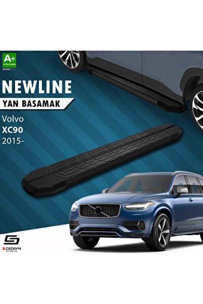 1_org_zoom-2529.jpg Volvo XC90 2 NewLine Siyah Araca Özel Yan Basamak 193 cm 2015 ve Üzeri - Görsel 1