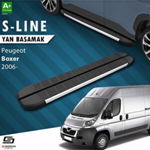 Peugeot Boxer 3 Orta Şase S-Line Alüminyum Araca Özel Yan Basamak 253 cm 2006 ve Üzeri