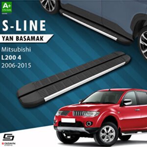 Mitsubishi L200 4 S-Line Alüminyum Araca Özel Yan Basamak 193 cm 2006-2015