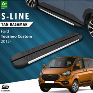 Ford Tourneo Custom Uzun Şase S-Line Alüminyum Araca Özel Yan Basamak 243 cm 2012-2023