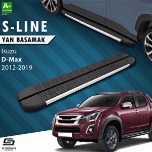 Isuzu D-Max 2 S-Line Alüminyum Araca Özel Yan Basamak 203 cm 2012-2019