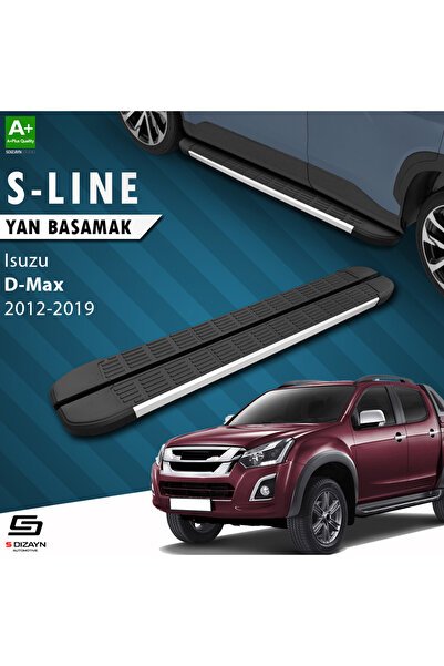 1_org_zoom-2537.jpg Isuzu D-Max 2 S-Line Alüminyum Araca Özel Yan Basamak 203 cm 2012-2019 - Görsel 1