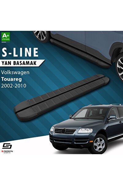 1_org_zoom-2541.jpg Volkswagen Touareg S-Line Siyah Araca Özel Yan Basamak 193 cm 2002-2010 - Görsel 1