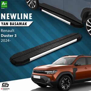 Renault Duster 3 NewLine Krom Araca Özel Yan Basamak 183 cm 2024 ve Üzeri
