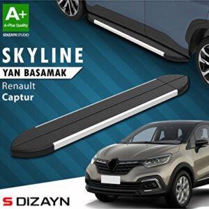 Renault Captur Skyline Alüminyum Araca Özel Yan Basamak 173 cm 2013-2020