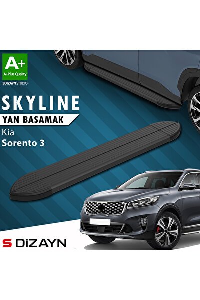 1_org_zoom-2562.jpg Kia Sorento 3 Skyline Siyah Araca Özel Yan Basamak 183 cm 2014-2020 - Görsel 1