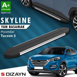 Hyundai Tucson 3 Skyline Krom Araca Özel Yan Basamak 173 cm 2015-2020