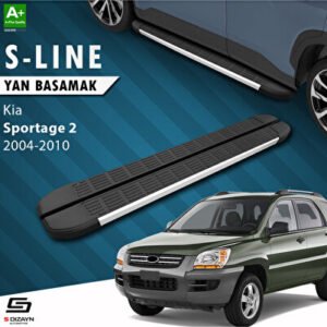 Kia Sportage 2 S-Line Alüminyum Araca Özel Yan Basamak 173 cm 2004-2010