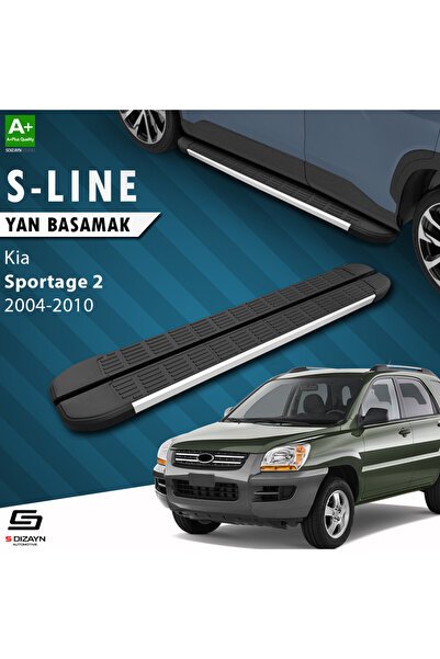 1_org_zoom-2576.jpg Kia Sportage 2 S-Line Alüminyum Araca Özel Yan Basamak 173 cm 2004-2010 - Görsel 1