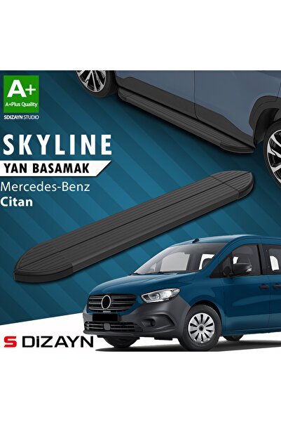 1_org_zoom-2583.jpg Mercedes Citan Skyline Siyah Araca Özel Yan Basamak 193 cm 2012-2021 - Görsel 1