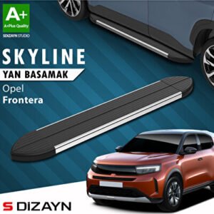 S-Dizayn Opel Frontera Skyline Krom Araca Özel Yan Basamak 183 cm 2024 ve Üzeri