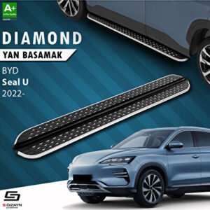 S-Dizayn BYD Seal U Diamond Krom Araca Özel Yan Basamak 193 cm 2022 ve Üzeri