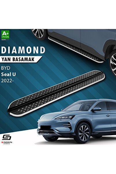 1_org_zoom-263.jpg S-Dizayn BYD Seal U Diamond Krom Araca Özel Yan Basamak 193 cm 2022 ve Üzeri - Görsel 1