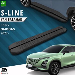 S-Dizayn Chery Omoda5 S-Line Siyah Araca Özel Yan Basamak 183 cm 2022 ve Üzeri