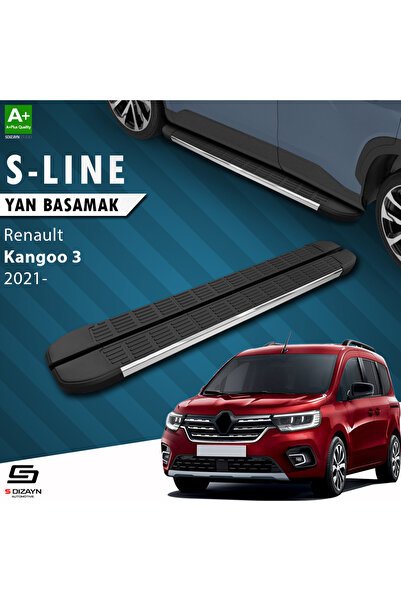 1_org_zoom-2694.jpg Renault Kangoo 3 Uzun Şase S-Line Krom Araca Özel Yan Basamak 223 cm 2021 ve Üzeri - Görsel 1