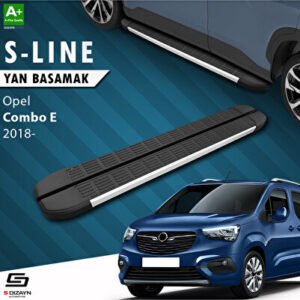 Opel Combo E S-Line Alüminyum Araca Özel Yan Basamak 203 cm 2018 ve Üzeri