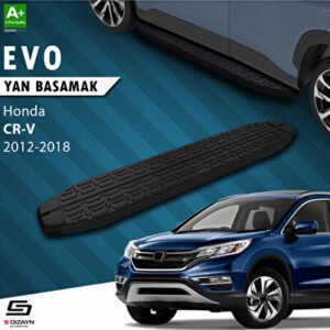 Honda CR-V 4 Evo Siyah Araca Özel Yan Basamak 173 cm 2012-2018