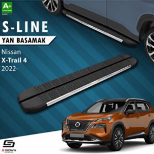 Nissan X-Trail T33 S-Line Krom Araca Özel Yan Basamak 183 cm 2022 ve Üzeri