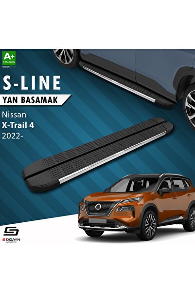 1_org_zoom-2710.jpg Nissan X-Trail T33 S-Line Krom Araca Özel Yan Basamak 183 cm 2022 ve Üzeri - Görsel 1