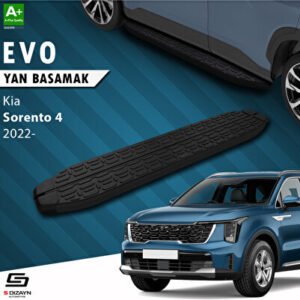 Kia Sorento 4 Evo Siyah Araca Özel Yan Basamak 183 cm 2022 ve Üzeri