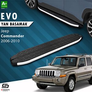 S-Dizayn Jeep Commander Evo Alüminyum Araca Özel Yan Basamak 173 cm 2006-2010