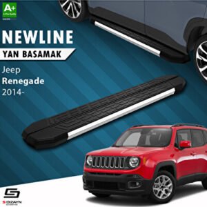 Jeep Renegade NewLine Krom Araca Özel Yan Basamak 173 cm 2014 ve Üzeri