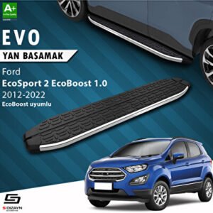 S-Dizayn Ford Ecosport 2 Ecoboost 1.0 Evo Krom Araca Özel Yan Basamak 173 cm 2012-2022