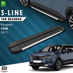 Peugeot 5008 2 S-Line Alüminyum Araca Özel Yan Basamak 203 cm 2017-2023